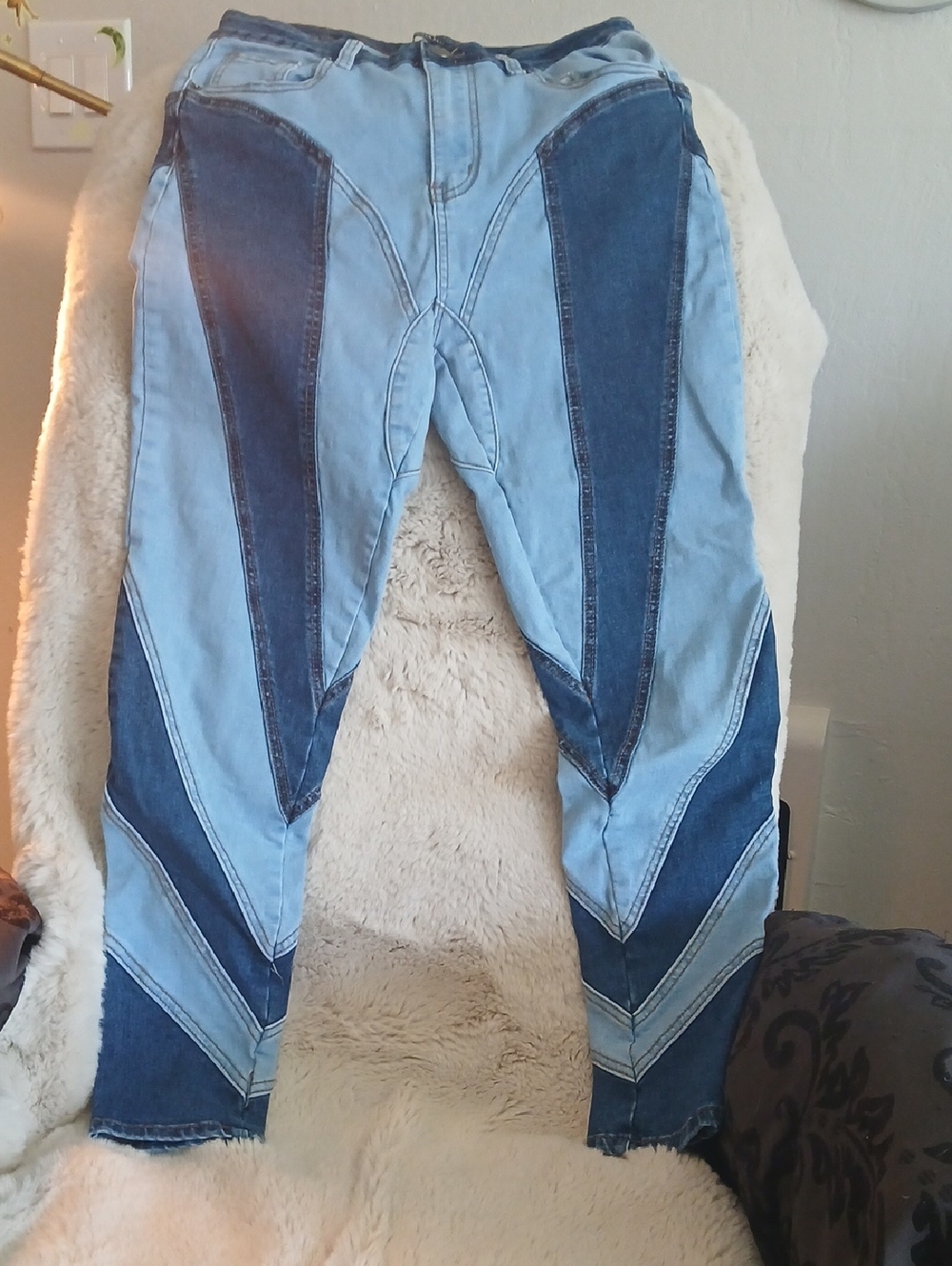 LOS ANGELES COLLECTION Color Block Women's Jeans